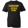 Fries Lover T-Shirt Funny Exercise Joke Lazy Meme Top Unisex Casual Latest Tee