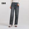 Semir Women's Brushed Wide-Leg Denim Jeans