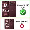 Case for iPhone 18 PRO - Transparent Silicone with Integrated Magnetic Circle Phonillico®