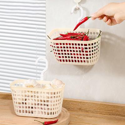 Storage Basket Kitchen Wall Hanging Storage Basket For Onion And Garlic