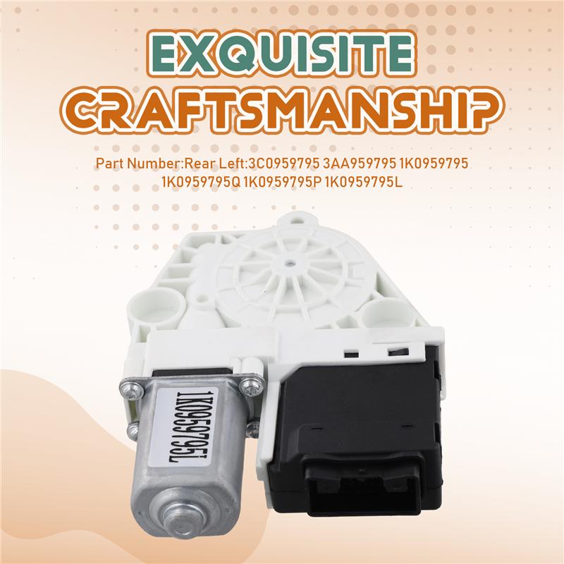 

Для Passat B5 B6 B7 CC Совместимый 1K0959795L 1K0959795Q Моторы управления стеклоподъемниками Автомобиля Задний Левый