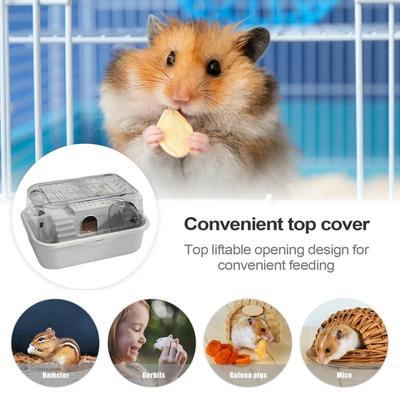 Large Hamster Cage Double-Layer Hamster Cage Silent Running Wheel Attached Small Animal For Chinchilla Bunny Gerbil Squirrel