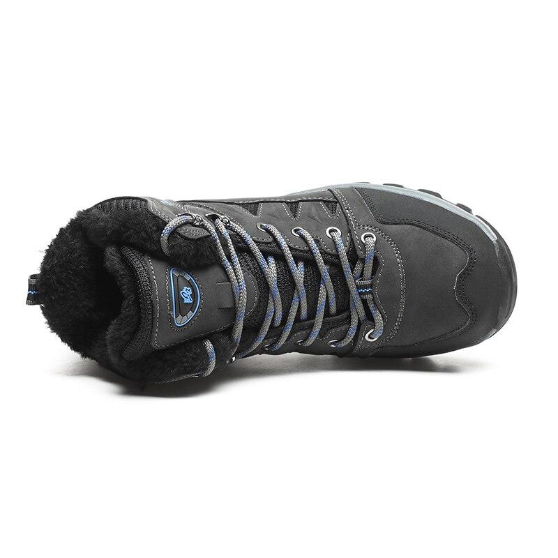 Winterwanderschuhe Herren Schneestiefel Outdoor-Wanderschuhe Unisex Sportschuhe Leder Damen Western Wasserdichte Stiefel Arbeitsschuhe
