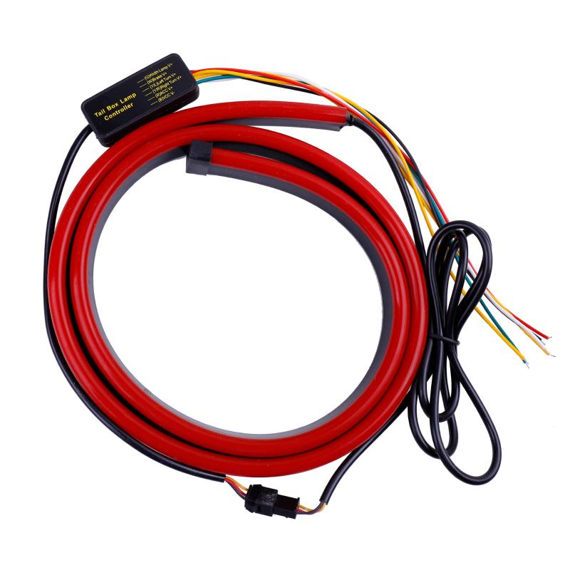

100cm Auto High Mount Brake Stop Lights Car Styling Accessories Additional Brake Lamp Warning Turn Signal LED Strips 12V Red