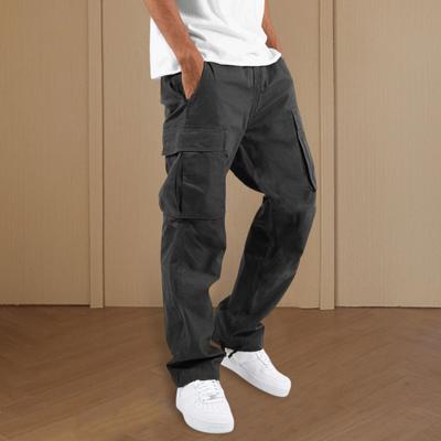 Yousheng Herren Cargo Hose Kordelzug Taille Freizeithose Mehrere Taschen Locker Jogginghose Sportliche Hose für Alltag Bewegung Straße