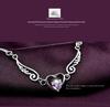 925 Silver Crystal Beaded Bracelet with Angel Wing & Heart Charm, Korean Style Double Layer for Women - Perfect Christmas Gift or Couple's Jewelry