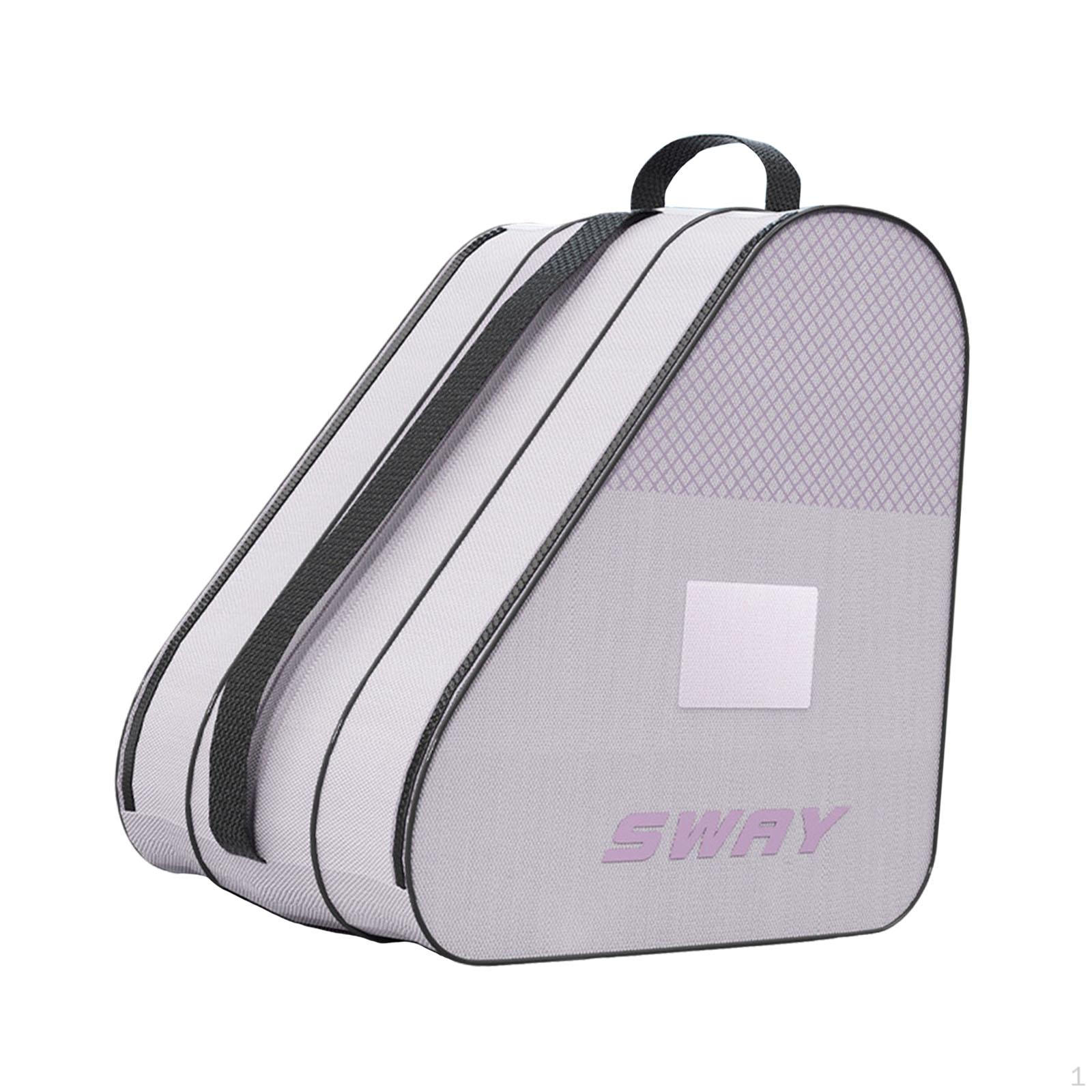 

Сумка для хранения коньков, роликовые коньки, три кармана, износостойкая, для детей, женщин и мужчин фиолетовый