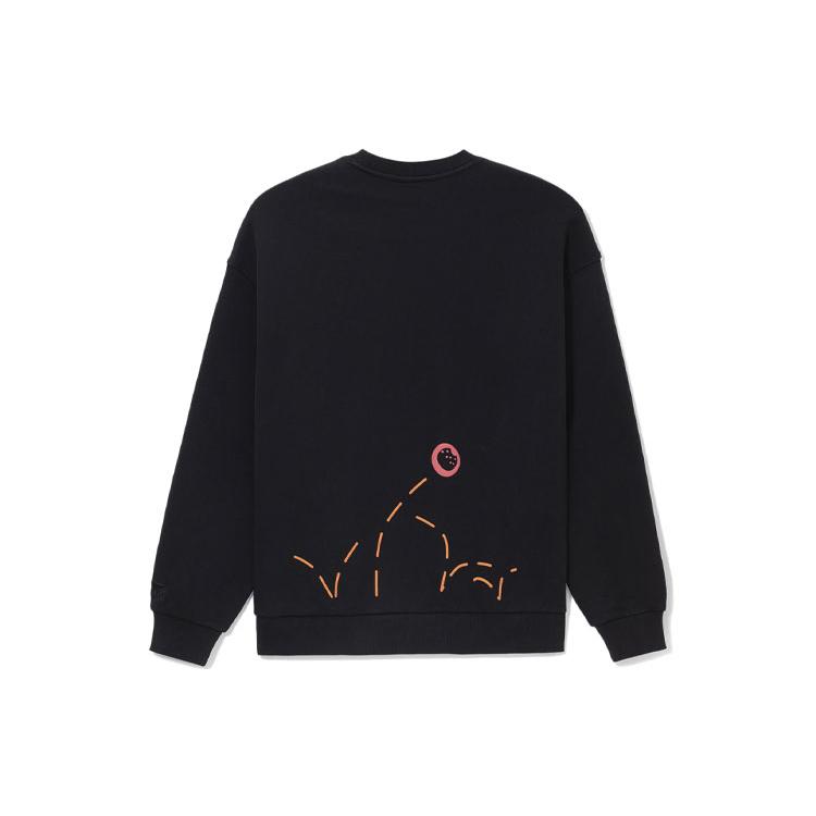 Li Ning X Disney Sweatshirt Unisex Black AWDS547-1