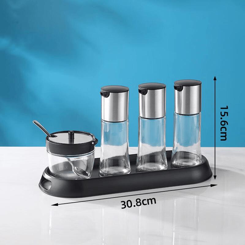 Restaurant Glass Seasoning Set