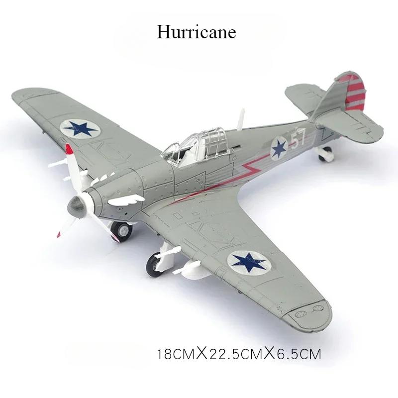 1/48 Seconde Guerre mondiale Américain Corsair Mustang Britannique Spitfire Hurricane Chasseur Allemand BF109 Kit Modèle d'Avion en Plastique à Assembler Jouet