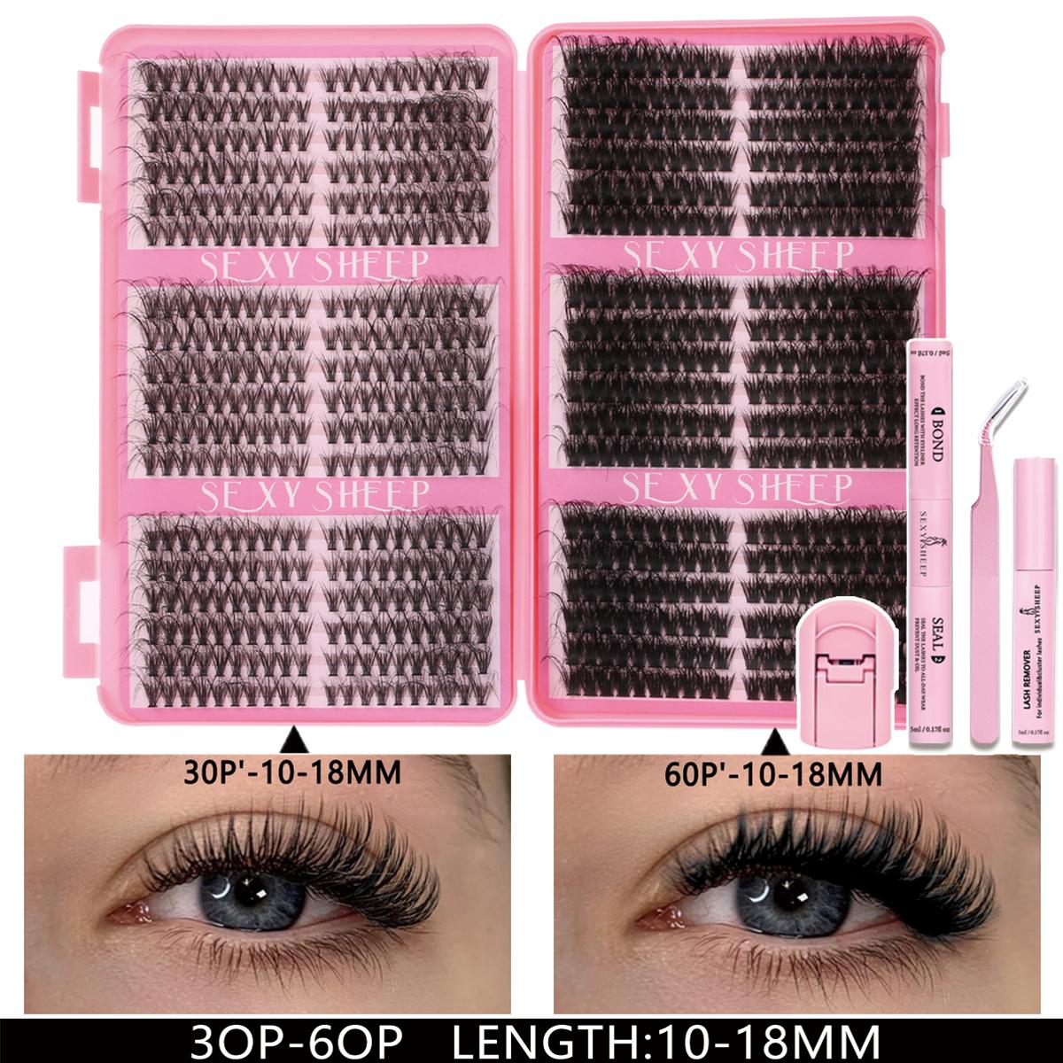 

Набор для накладных ресниц Multi-Style Lash Book Kit, натуральные пушистые ресницы разной длины с пинцетом, фиксатором, средством для снятия, пинцетом для ресниц, макияжем 3040