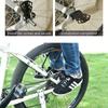 1Pc Foldable Bike Rear Footrest Manganese Steel Passenger Foot Peg Anti-slip Universal Bicycle Accessory
