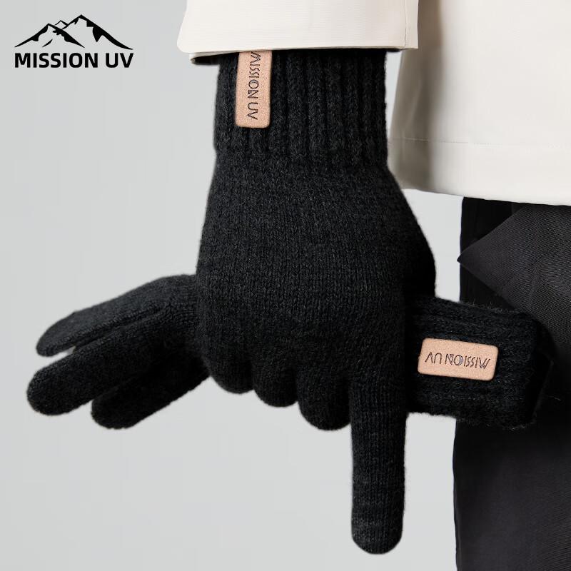 

MISSION UV Men s Thickened Warm Touchscreen Gloves