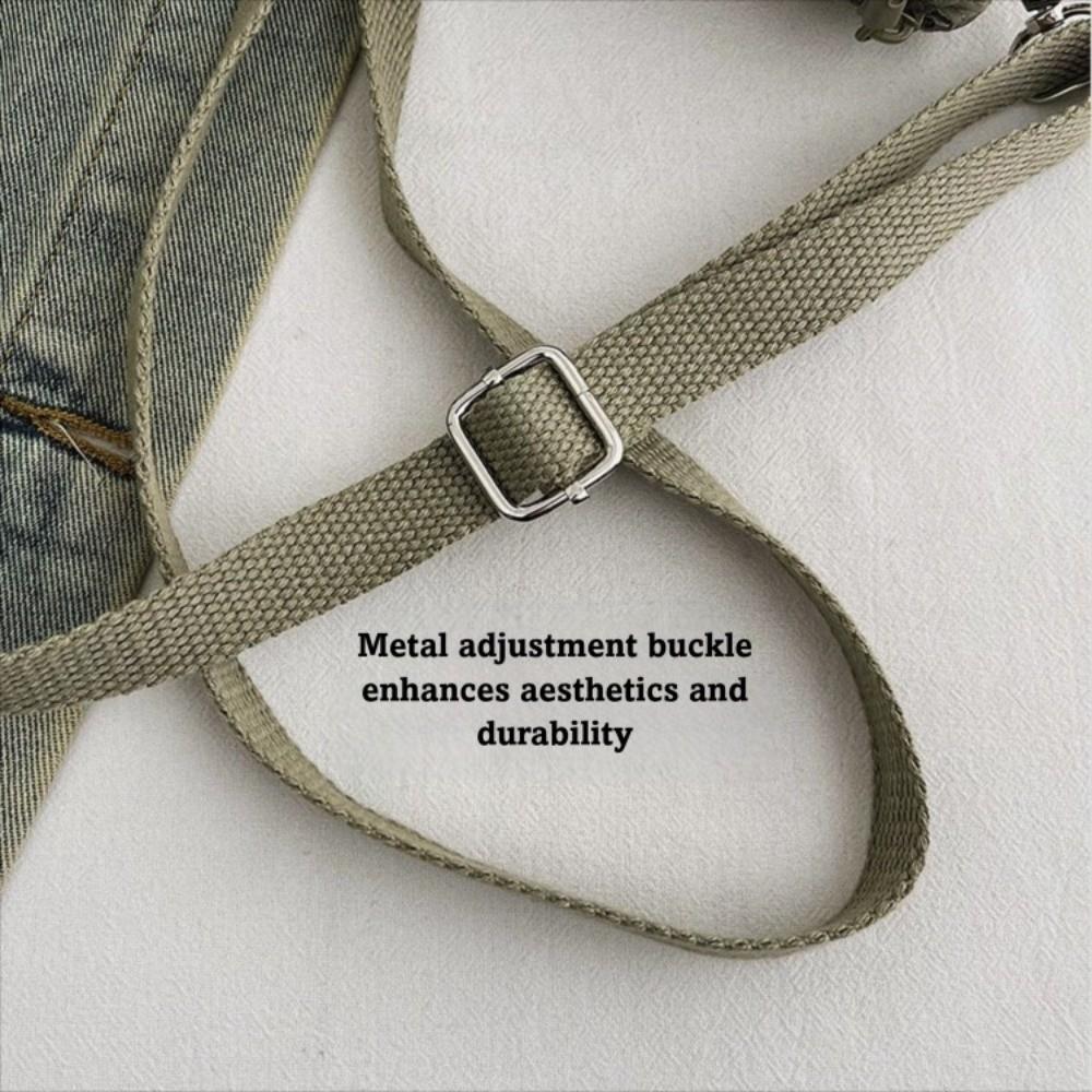 Trendy Nylon Phone Bag Solid Color Mini Size Crossbody Bag Adjustable Strap Ultra Lightweight Shoulder Bag Unisex
