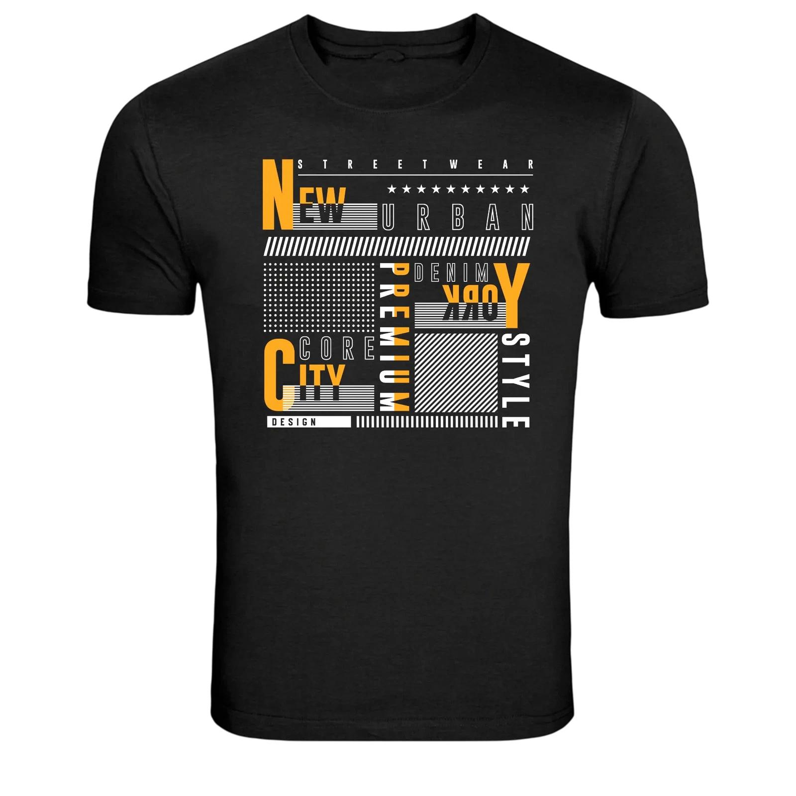 New York City Premium Urban Denim Streetwear Graphic T-Shirt M