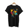 Geometric Abstract Tshirt Artsy Minimalist Graphic Mens Tracksuit Summer Casual Pullover Oneck Shortsleeved Sportswear Tops