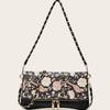 New Chain Shoulder Bag Elegant Women's Bag Spring and Summer Fashion Trendy Women's Bag Messenger Bag Underarm Bag Exquisite and Compact