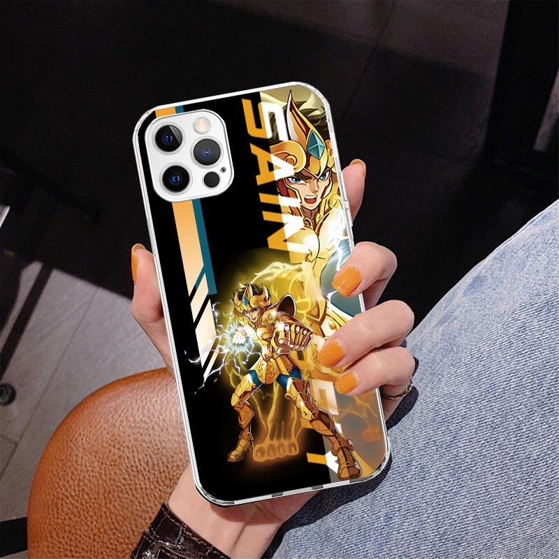 Anime Saint-Seiya Phone Case For iPhone 17 Air 16 Pro Max 16E 15 + 14 Plus 11 12 13 Mini 7 8 SE Gift Print Cover Fundas 16 Pro M