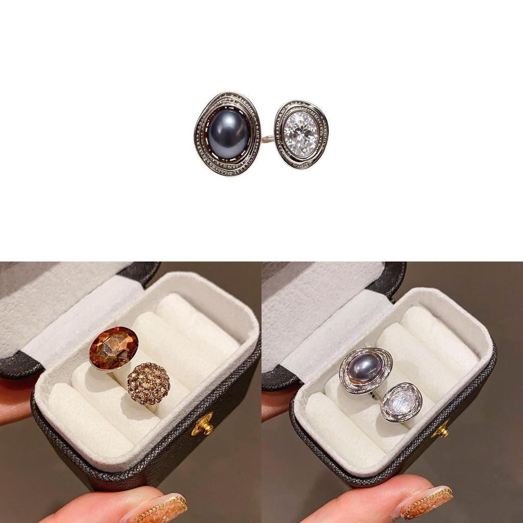 Oval Pattern Pearl Jewelry Ring For Elegant Women Gift Or Daily Wear