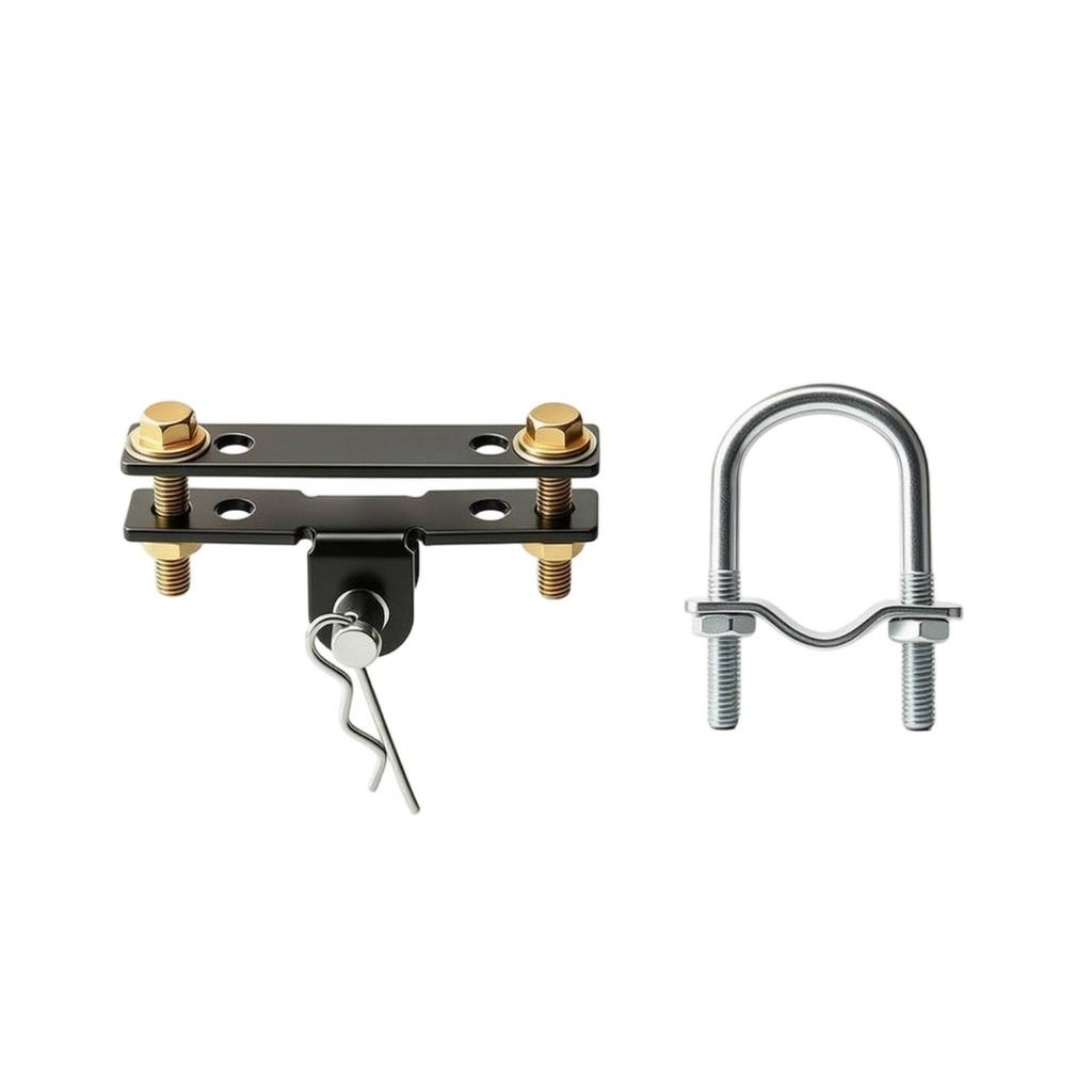 Trailer Connector with Bracket Impact-Resistant Towing Hookup
