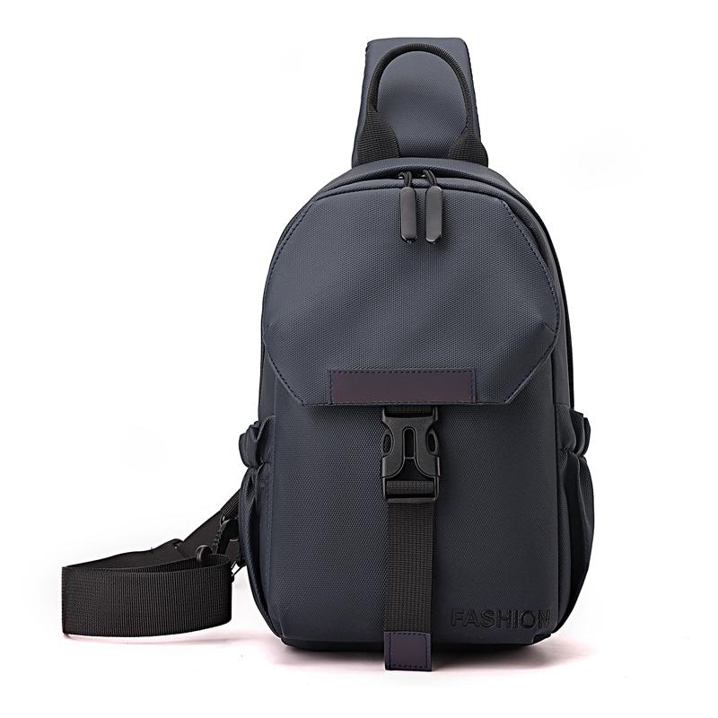 Nouveau sac messager tendance sac de poitrine pour homme grande capacité simple léger sac à dos décontracté sac à bandoulière sac tendance pour homme