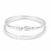 2Pcs Adjustable Vintage Hammered Metal Cuff Bangle Adjustable Silver Plated Open Bracelet  Bohemian Stacking Jewelry for Women