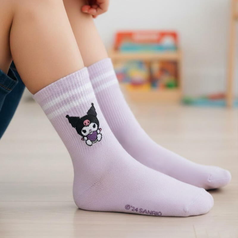 Kuromi Multi Junior Mid-Calf Socks 4-Pair Set
