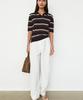 Masimodutti 100% Cotton Striped Knit Polo