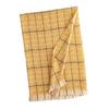 Maillard Fringed Plaid Scarf Winter New Cream Commuter Neck Protection Scarf Small Fresh Mesh Warm Shawl
