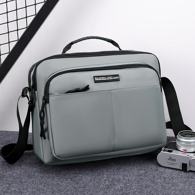 Men's Business Crossbody Shoulder Bag – Large Capacity Waterproof Sling with Multi-Pocket Design for Daily Use