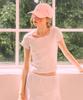Seideu [W] Mini Dot Frill Lounge Short Sleeve T-Shirt