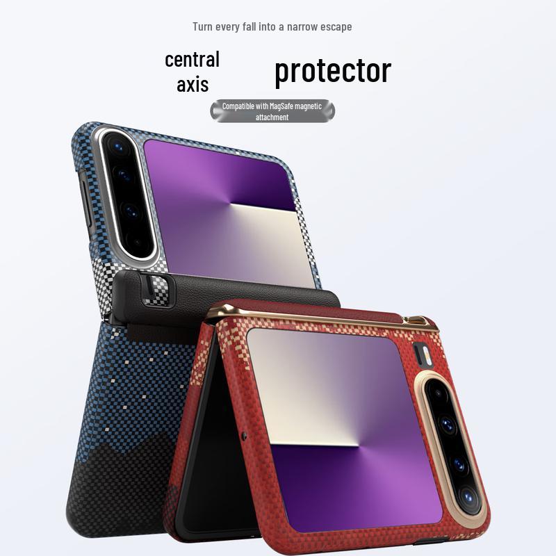 CONGA Aramid Fiber Magnetic Phone Case for Huawei Pura X Huawei Pura X Collector s Edition