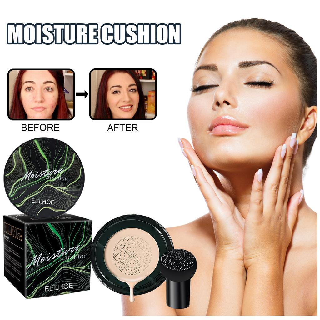 Mushroom-shaped Air Cushion Is Natural BB Frost Cover Facial Imperfections and Brighten with Natural Nude Makeup Foundation Cream