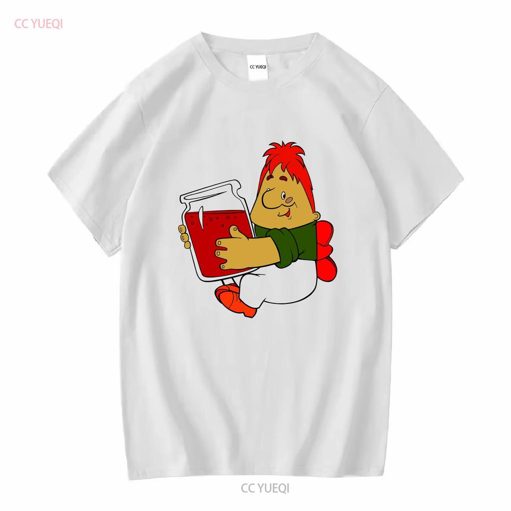 Karlsson T Shirt On the Roof Loves Jam Birthday Sovie Union Cartoon Inspired By Astrid Lindgren Book Vintage Washed Versatile