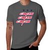 Caps Tshirt Fashion Print Casual Short Sleeve