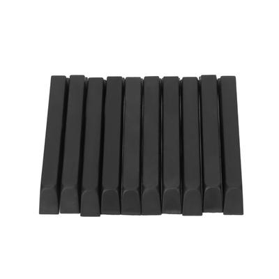 10 Pièces Touche Noire de Piano ABS Touche Supérieure 10cm Mat Kit d'Accessoires d'Instrument pour Remplacement