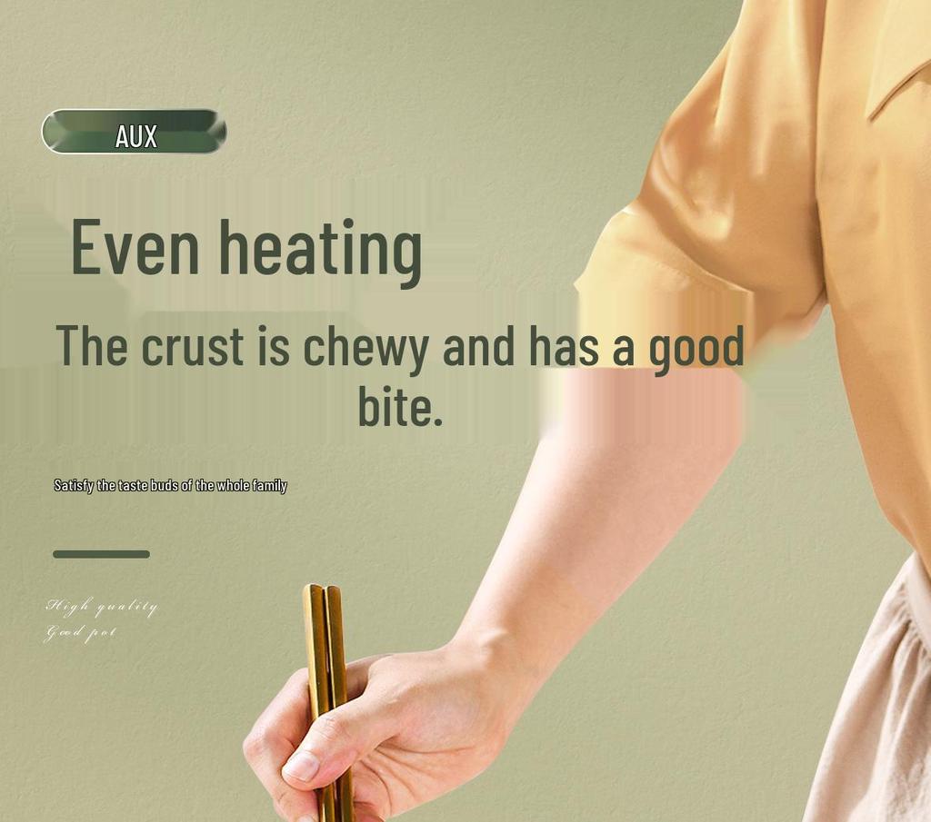 AUX Crepe and Spring Roll Maker - Pancake & Dough Cake Pan