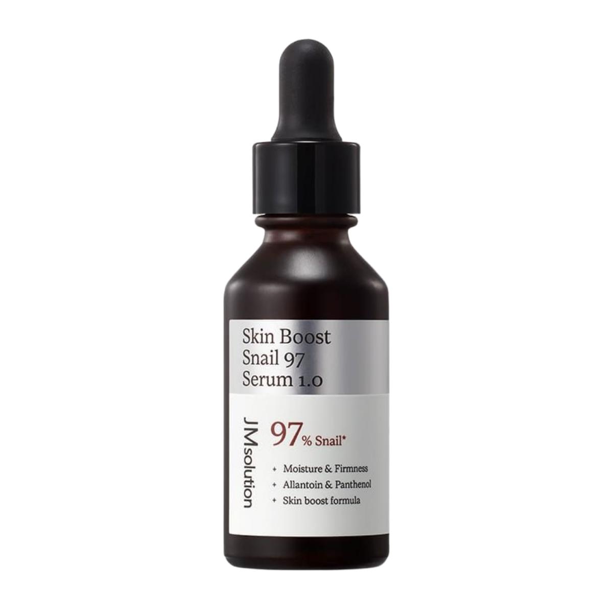 JMsolution Skin Boost Snail 97 Serum Intense Hydration Elasticity Boost 30ml