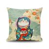 Cartoon Cat Printing Household Pillowcase Pillow Cover Decorative Pillowslip