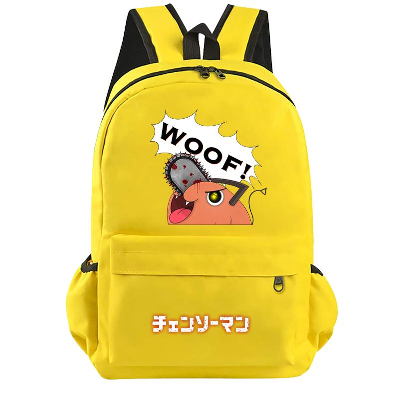 Anime Chainsaw Man Rucksack für Jungen Mädchen Hildren Zurück zur Schule Schultasche Student Kawaii Rucksack Luffy Nami Lysop Leichte Taschen
