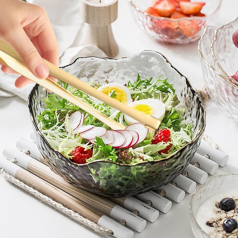 Eier-Chalazae-Entferner 15 cm Edelstahl Küchen-Lebensmittelzange Rutschfester Eisclip Steak-Salat-Klemme Kochen BBQ-Pinzette Gadget