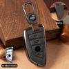 Car Accessories Zinc Alloy Leather Key Case Cover Chain for BMW X1 X3 X4 X5 F15 X6 F16 G30 7 Series G11 F48 F39 520 525 F30 118i