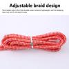 Jumping Rope Wood Handle Adjustable Strong Flax Weaving Long Rope Fat Burning Professional Adult And Children Fitness Exercise