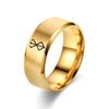 Peripherer Berserk Ring Gedenk-Anime Mode Einfach 7 Farben Kühl Laser Edelstahlring Herren Damen