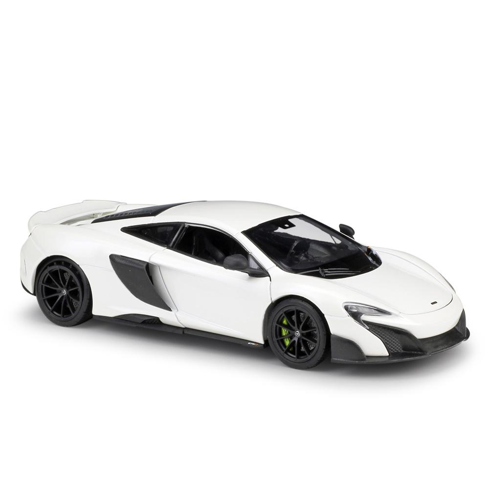 WELLY 1/24 McLaren 675LT Alloy Sports Car Model Diecast Metal Racing Super Car Vehicle Model Simulation Collection Kids Toy Gift