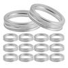 24pcs Mason Jar Lids Replacement Rings Wide Mouth Canning Bands For Food Storage Tinplate Jar Lid Reusable Sealing Supply