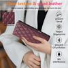 Anwendbar für Sharp Wish4 Lederhülle, Google 9Pro Rauten kleiner duftender Wind starke magnetische Klappkartenbrieftasche Schutzhülle