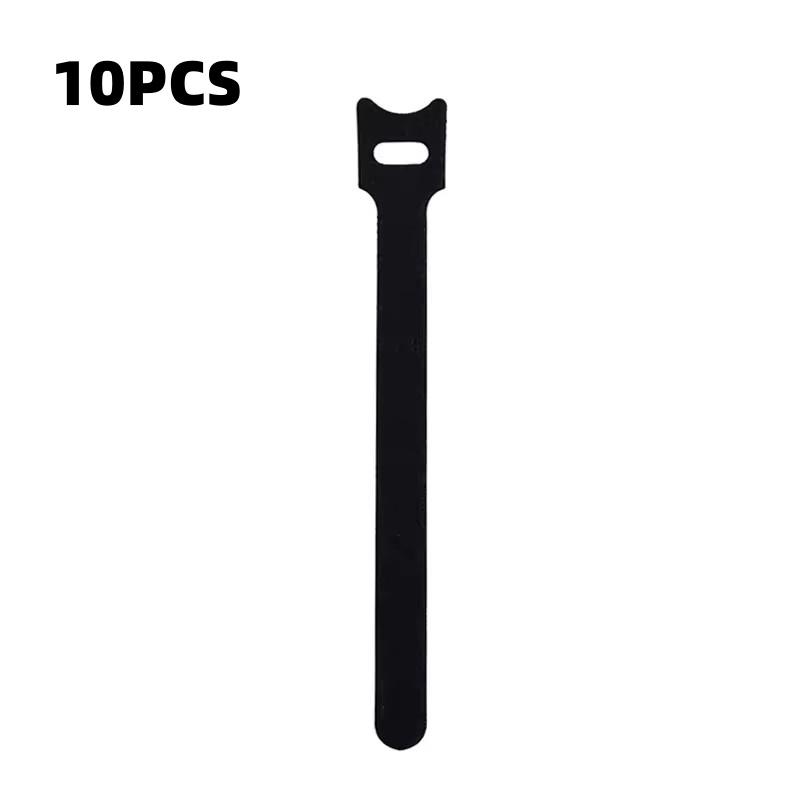 10/30/50pcs Releasable Cable Organizer Ties Mouse Earphones Wire Management Nylon Cable Ties Reusable Loop Hoop Tape Straps Tie