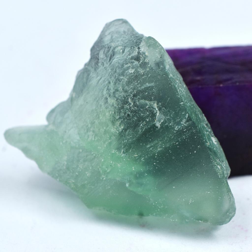 Uncut 177 Ct Multi Color Natural Fluorite Raw Rough Loose Gemstone