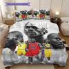 Legends Court Icons Action Three-piece Set(1 * Duvet Cover + 2 * Pillowcase, Without core)Soft and Comfortable Duvet Cover and Pillowcase Bedding Set
